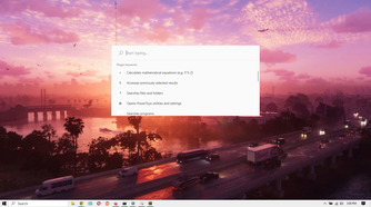 Launching PowerToys run with the shortcut.