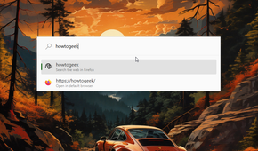 PowerToys Run searching the web.