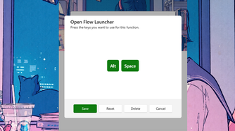 Alt and Space keys will open Flow Launcher anywhere.