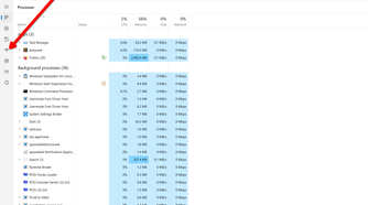Opening the startup apps tab in Task Manager.