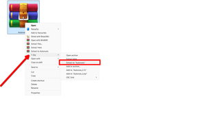 Extracting autoruns to an accessible folder.