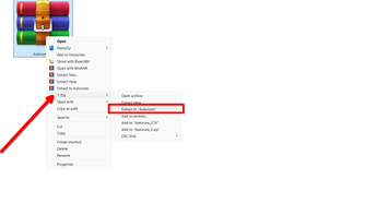 Extracting autoruns to an accessible folder.