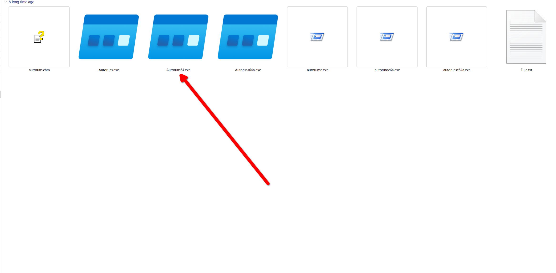 Launching AutoRuns by Microsoft.