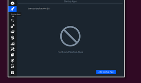 Stacer startup apps.