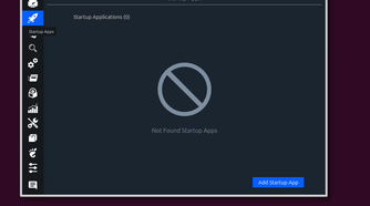 Stacer startup apps.