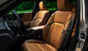 Shot of the front seats in a 2019 Lexus ES 300h