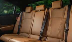 Rear seats in a 2019 Lexus ES 300h