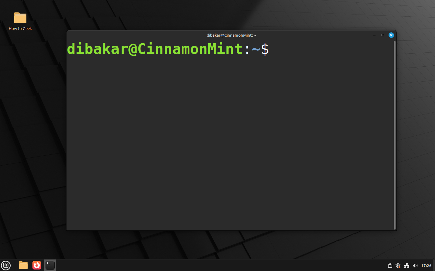 Linux Mint Cinnamon terminal showcase.