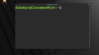 Linux Mint Cinnamon terminal showcase.