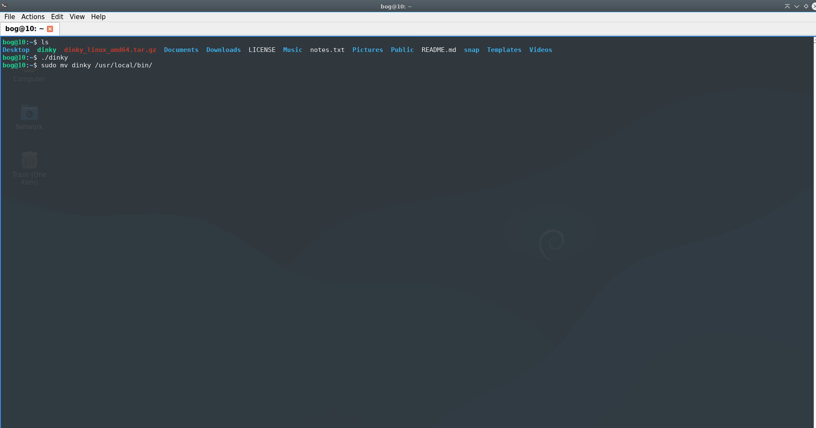 Hacer que Dinky sea accesible en todas partes.