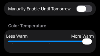 An iPhone screenshot with a red arrow pointing to the