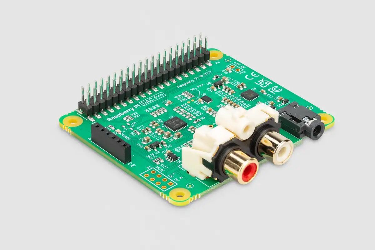 A Raspberry Pi DAC Pro HAT.
