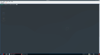 Registering a new device with WARP.