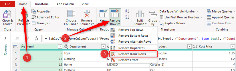 Excel Power Query Editor Blank Query How to use Excel's Power Query to tidy up messy spreadsheet data