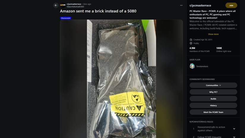 From bricks to bags of rice: The wildest things found inside GPU boxes