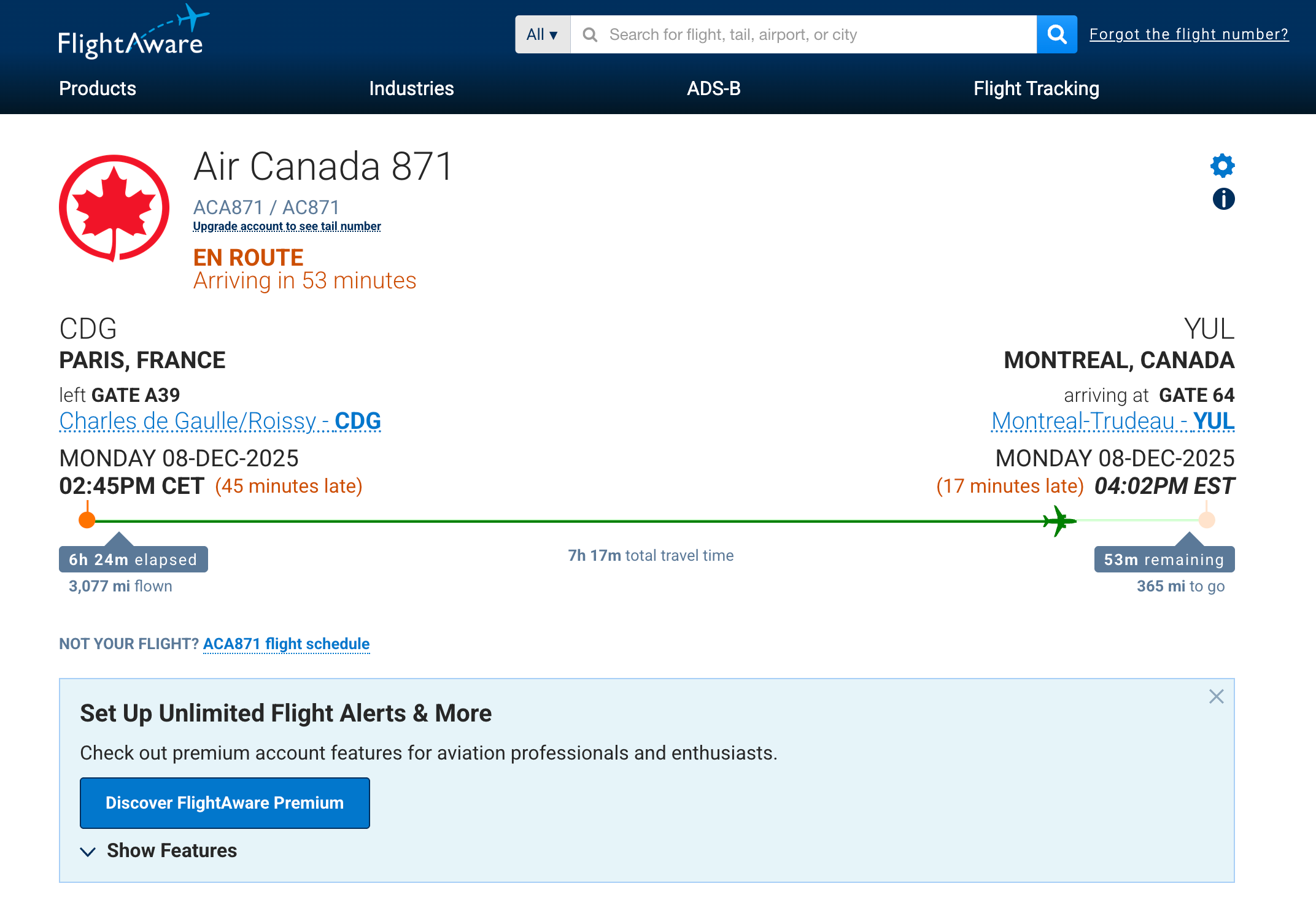 Real-time flight tracking is my new holiday obsession