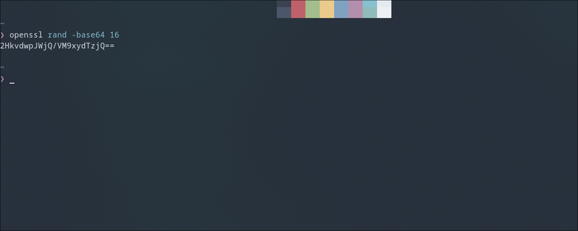 Generating a secure password in Linux using the terminal.