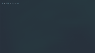 Solving a mathematical expression in the terminal using Qalc.