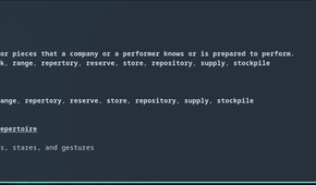 Looking up dictionary defintions in the terminal.