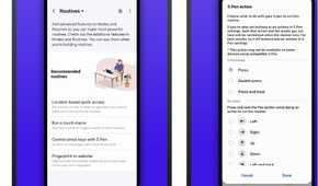 The 'Routine+' plug-in available in the Good Lock app on a Samsung phone.