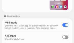 Features for the task changer in Good Lock.