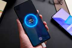 A OnePlus phone using Warp Charge.