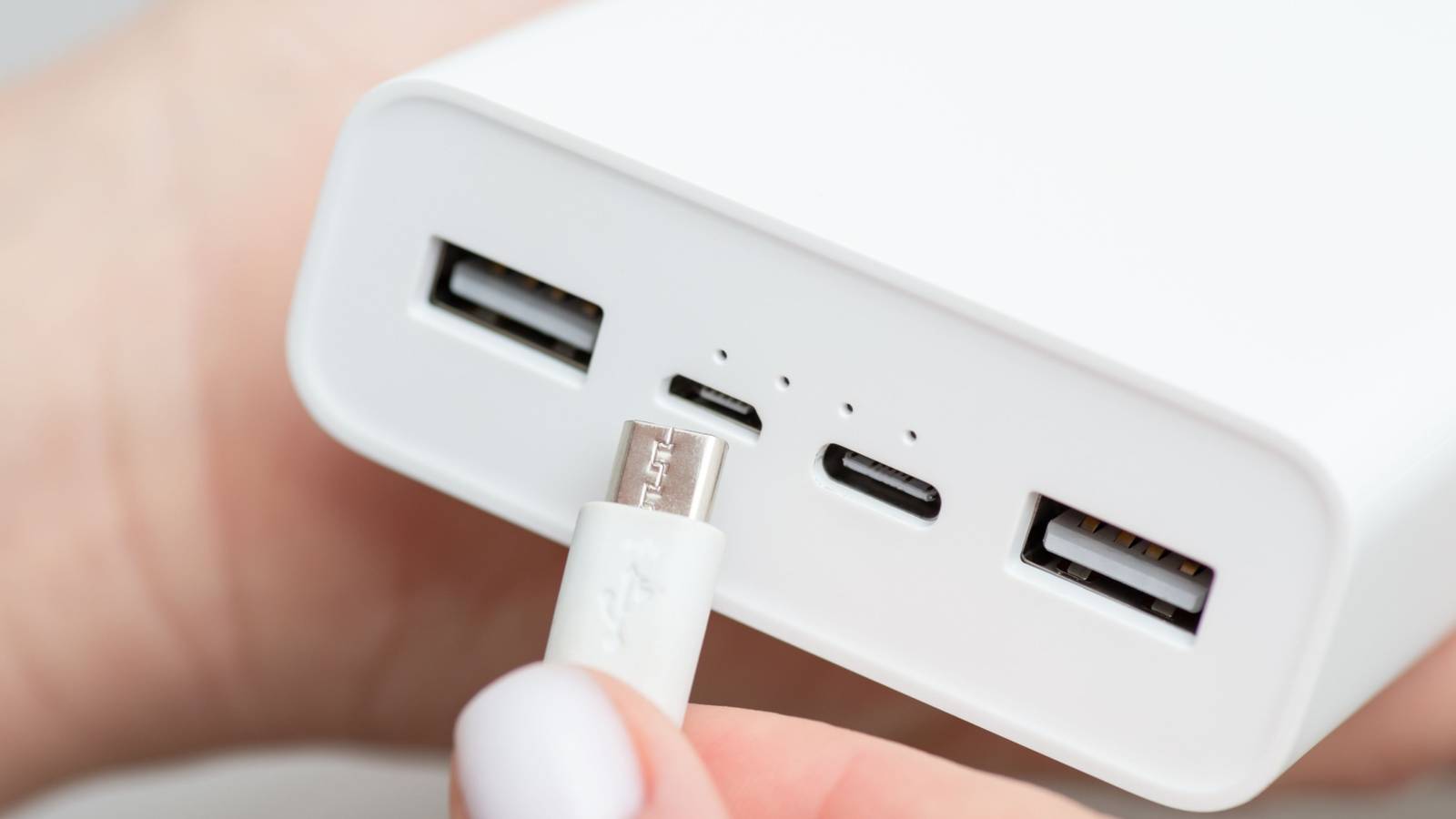 If your power bank has this port, it's probably time for a replacement
