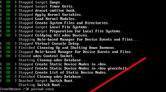Successfully updated the password