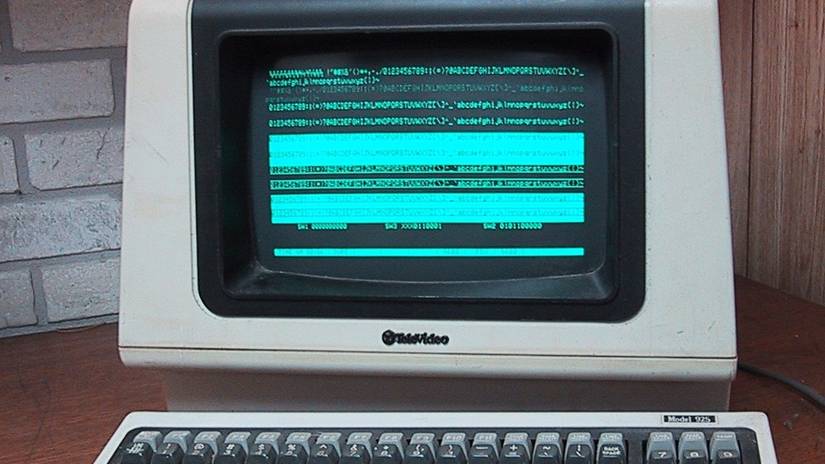 Televideo ASCII character mode terminal.