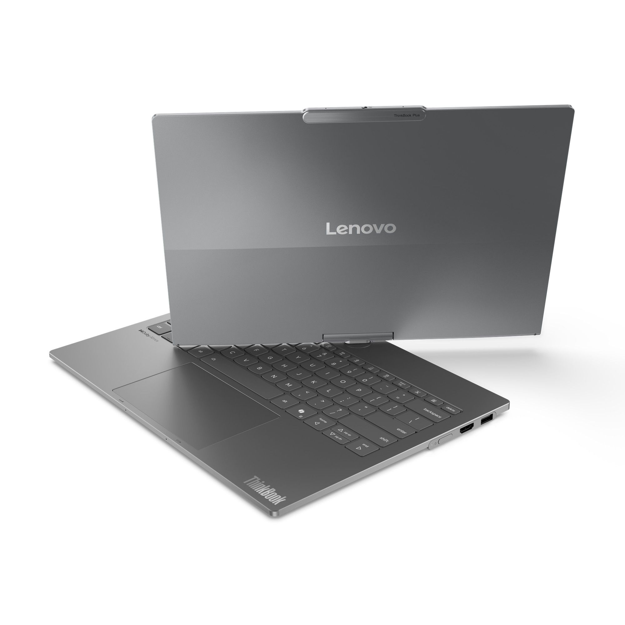 The new ThinkBook Plus rotates itself as you move around