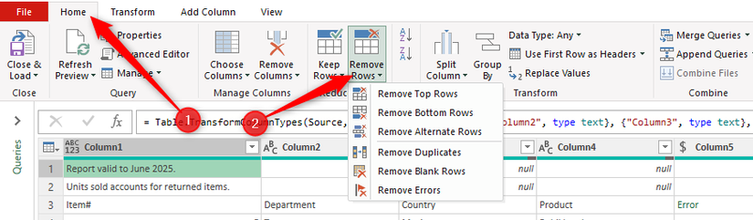Excel Power Query Editor Tabs How to use Excel's Power Query to tidy up messy spreadsheet data