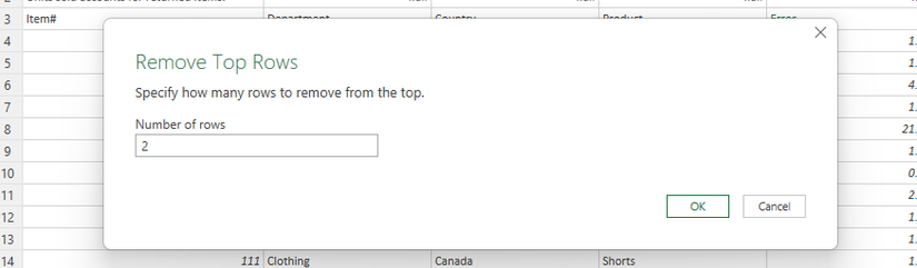 Get Top Rows Power Query How to use Excel's Power Query to tidy up messy spreadsheet data