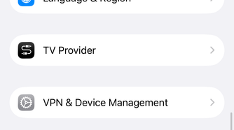 The Transfer or Reset iPhone option in the iPhone General settings.