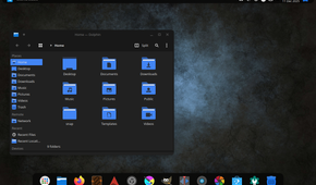 Ubuntu Studio 25.10's optional macOS-like layout.