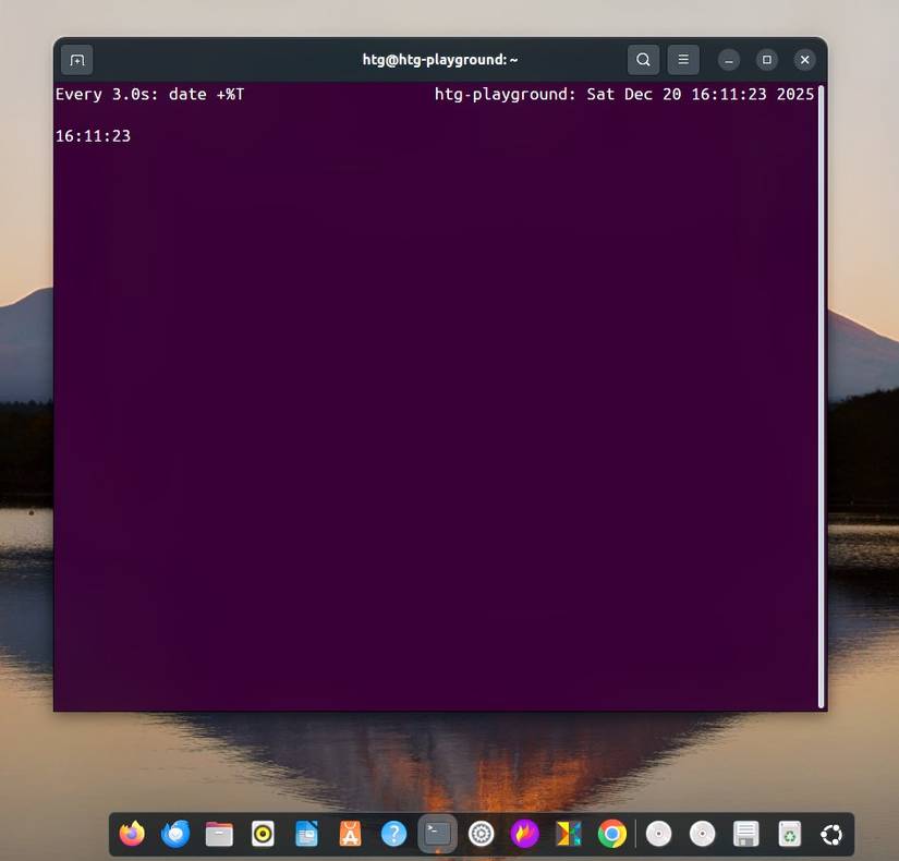 How to show a live clock in your Linux terminal (3 easy methods)