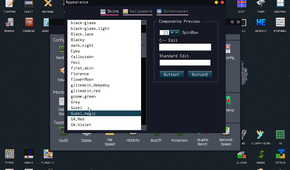 KolibriOS skins.