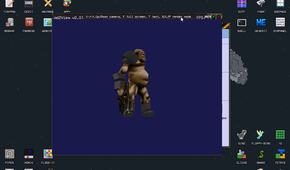 A 3D demo on KolibriOS.