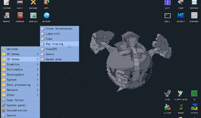 Different KolibriOS demos.