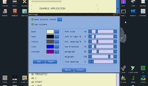 A text previewer on KolibriOS.