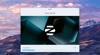 Installing ZorinOS.