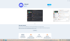 Installing Discord from the ZorinOS store.