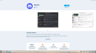 Installing Discord from the ZorinOS store.