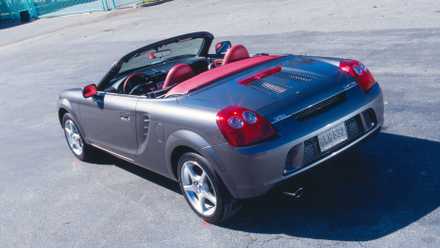 This $30,000 Mazda is extra a laugh than six-figure sports activities vehicles, and this is why Rear 3/4 shot of a 2004 Toyota MR2 Spyder