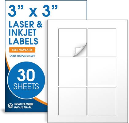 Пустые наклейки для печати.