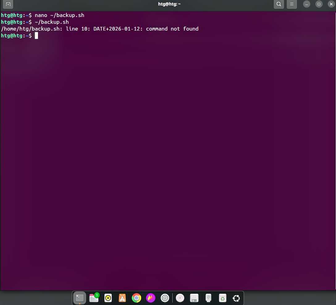 Nice Basic Bash Gui I automated Linux backups with a simple bash script and cron (and it’s ...
