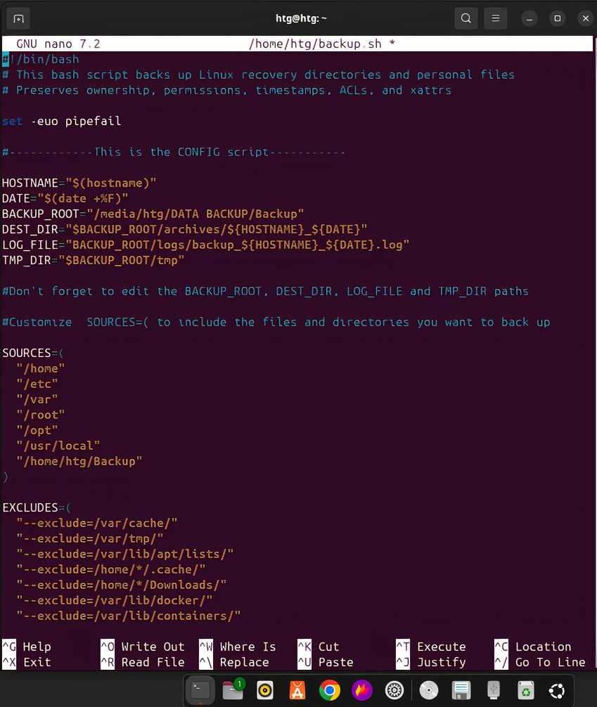 Lunix Rival Script I automated Linux backups with a simple bash script and cron (and it’s ...