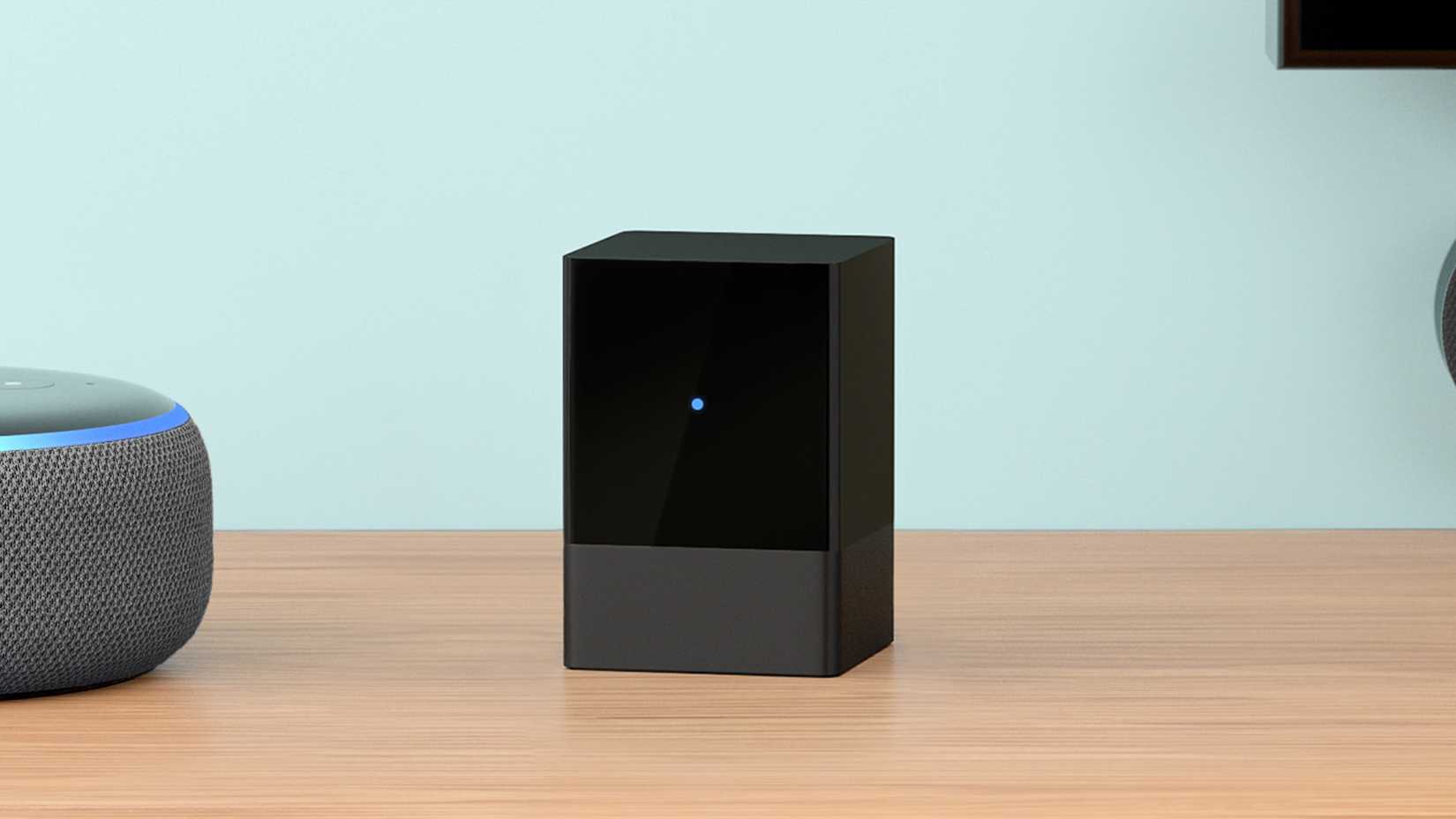 Amazon Fire TV Blaster on a table