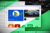 Androidのデスクトップモードの画面イメージ