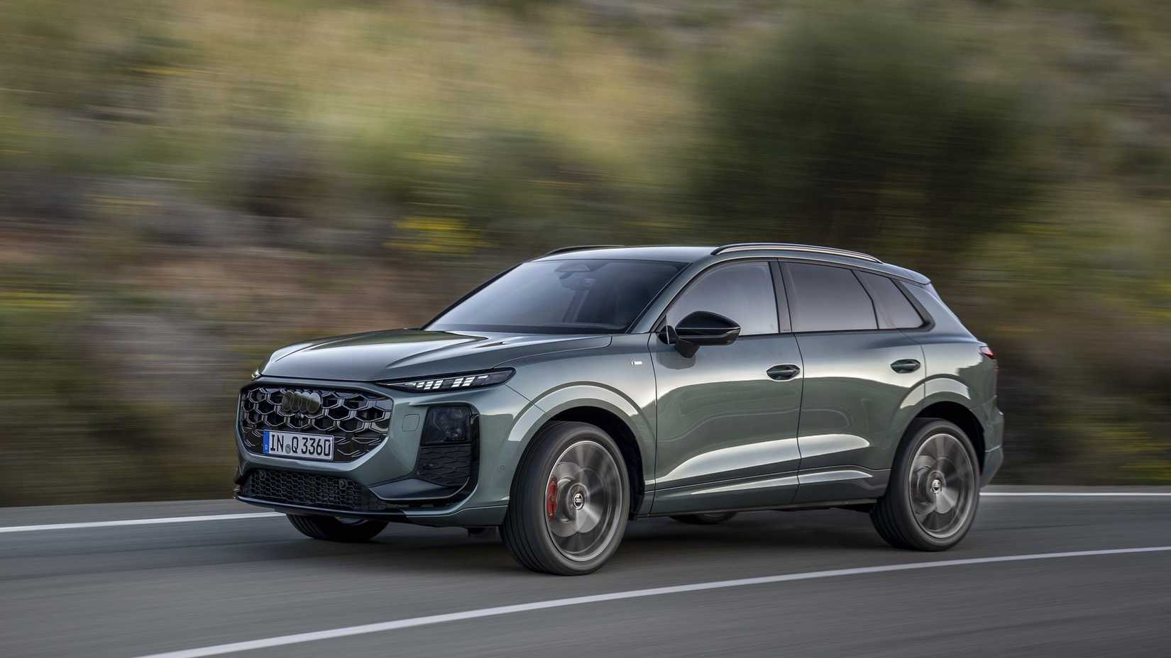 Front 3/4 shot of a 2026 Audi Q3