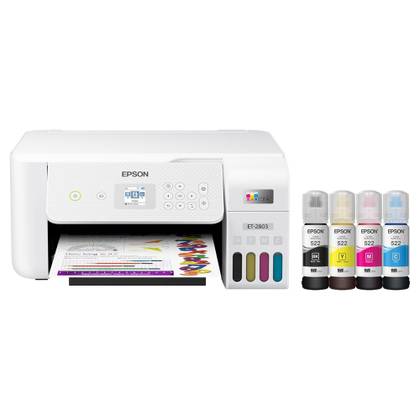 Epson ET-2803 EcoTank printer with ink.